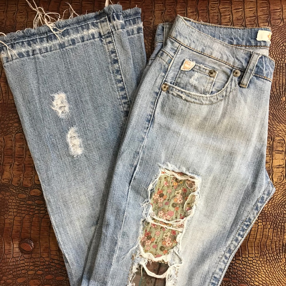 Z.Cavaricci Vintage Patchwork Jeans-SIZE 3!